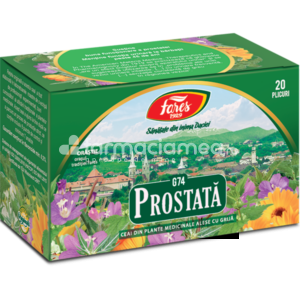 Ceaiuri - Ceai Prostata G74, 20 plicuri, Fares, farmaciamea.ro