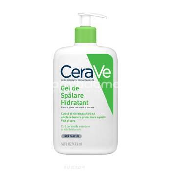 Îngrijire corp - CeraVe gel spalare hidratant pentru piele normala si uscata, 473 ml, farmaciamea.ro