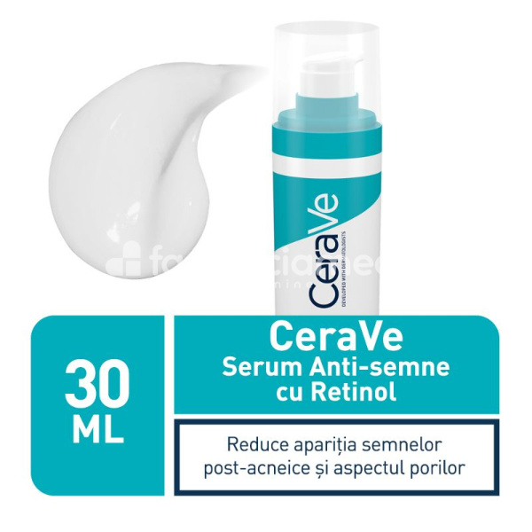 Îngrijire ten - Cerave Serum Anti-semne cu Retinol, 30ml, farmaciamea.ro