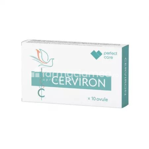 Afecţiuni genito-urinare OTC - Cerviron 10 ovule, Perfect Care, farmaciamea.ro