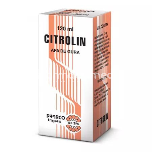 Afecțiuni ale  cavității bucale OTC - Citrolin apa de gura, 120 ml, Pharco, farmaciamea.ro
