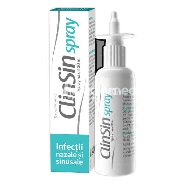 Sinusuri - Clinsin Med spray nazal, 30 ml, Zdrovit, farmaciamea.ro