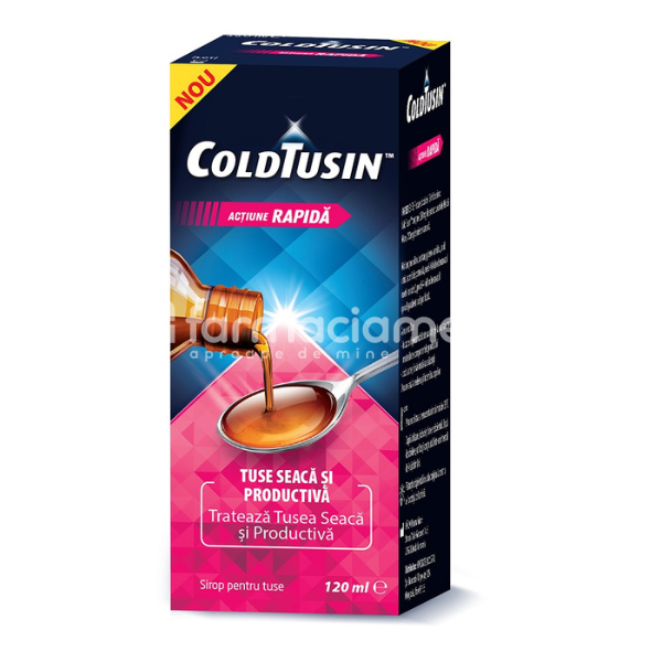 Tuse - ColdTusin sirop, 120ml, Perrigo, farmaciamea.ro