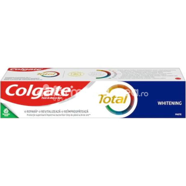 Igienă orală - Colgate Total Whitening x 100ml, farmaciamea.ro