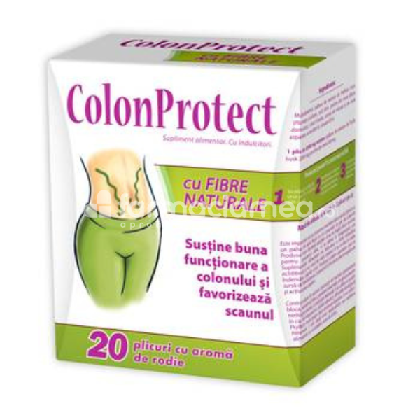 Slăbire - Colonprotect, curata colonul si detoxifica, 20 plicuri, Zdrovit, farmaciamea.ro