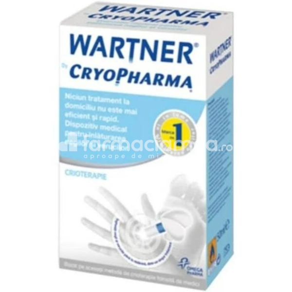 Negi și bătături - Cryopharma Classic spray pentru inlaturarea negilor si verucilor, 50ml, Perrigo, farmaciamea.ro