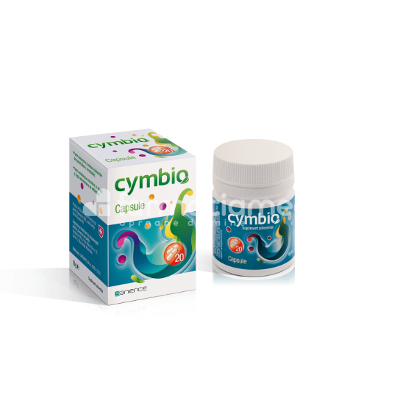 Afecțiuni ale sistemului digestiv - Cymbio. 20 capsule Sanience, farmaciamea.ro
