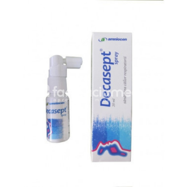 Durere gât - Decasept Spray 20 ml, Amniocen, farmaciamea.ro