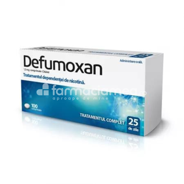 Afecțiuni ale aparatului respirator OTC - Defumoxan 1,5 mg, 100 comprimate, Aflofarm, farmaciamea.ro