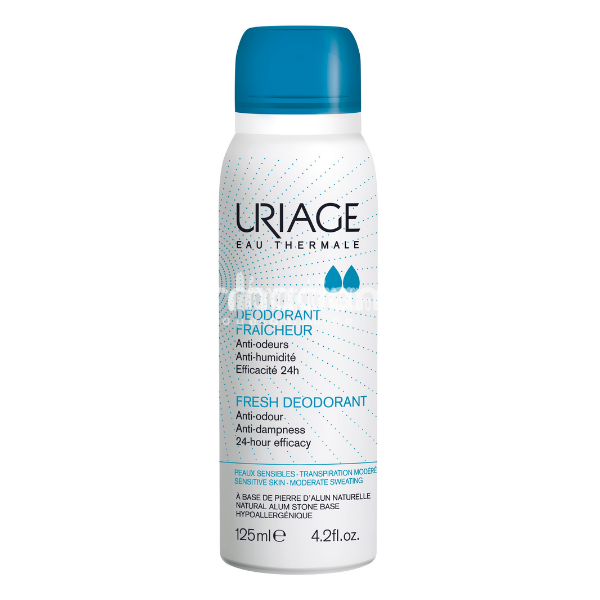 Îngrijire corp - Uriage Deodorant spray cu piatra de alaun, 125 ml, farmaciamea.ro