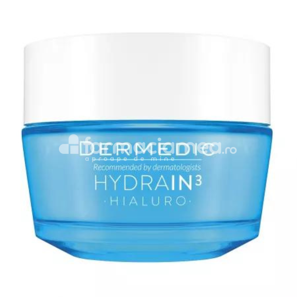Îngrijire ten - Crema profund hidratanta SPF 15 Hydrain3 Hialuro, 50 g, Dermedic, farmaciamea.ro