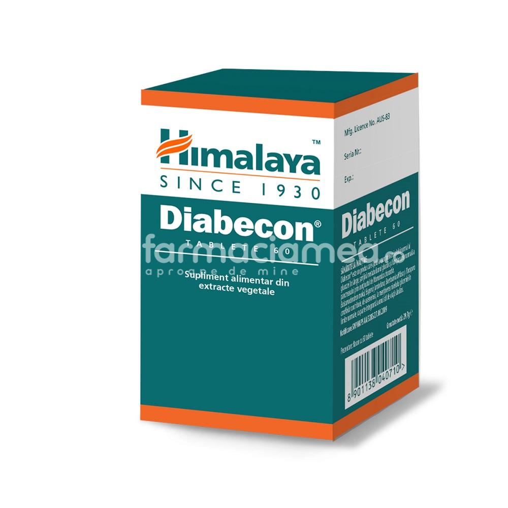Suplimente naturiste - Diabecon, 60 tablete, Himalaya, farmaciamea.ro