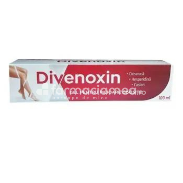 Varice și picioare grele - Divenoxin gel pentru picioare obosite, 100ml, Zdrovit, farmaciamea.ro