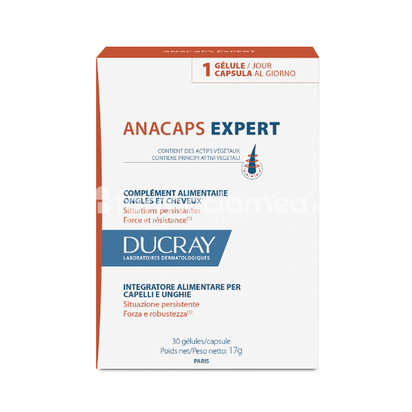 Îngrijire păr - Ducray Anacaps Expert, 30 capsule, farmaciamea.ro