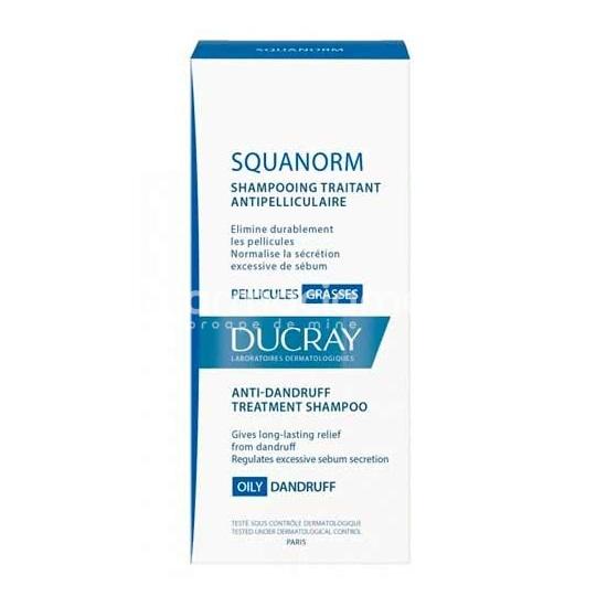 Îngrijire scalp - DUCRAY Squanorm sampon anti-matreata grasa, 200ml, farmaciamea.ro
