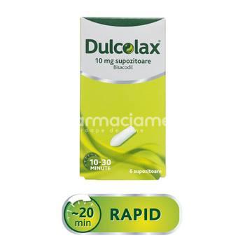 Laxative OTC - Dulcolax 10mg x 6 supozitoare, farmaciamea.ro