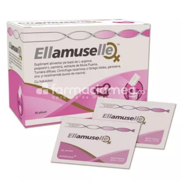Vouchere pentru jumătatea ta - Ellamuselle, 30 plicuri pentru solutie orala Alfasigma, farmaciamea.ro
