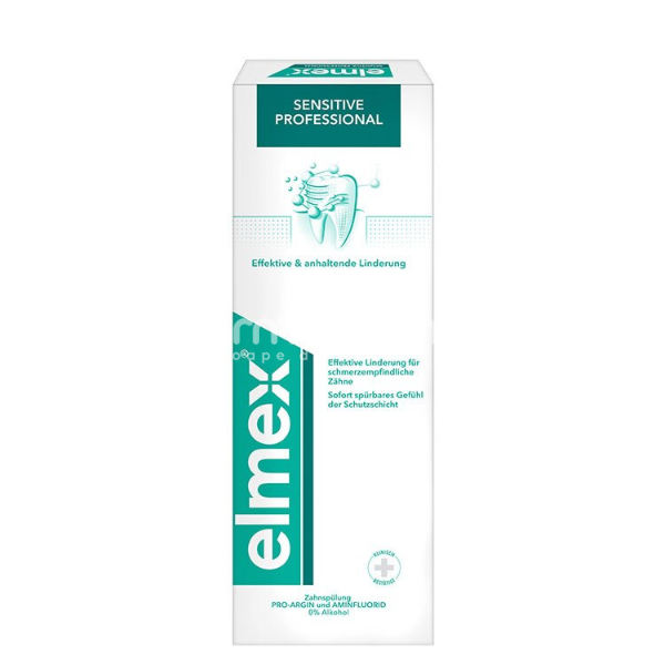 Igienă orală - Elmex Apa de Gura Sensitive Profesional, 400ml, farmaciamea.ro