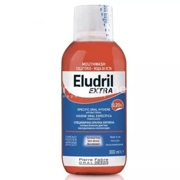 Apă de gură - Eludril Extra 0,2% clorhexidina, 300 ml, farmaciamea.ro