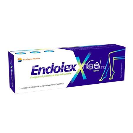 Varice și picioare grele - Endolex gel racoritor picioare grele,100 g, Sun Wave Pharma, farmaciamea.ro