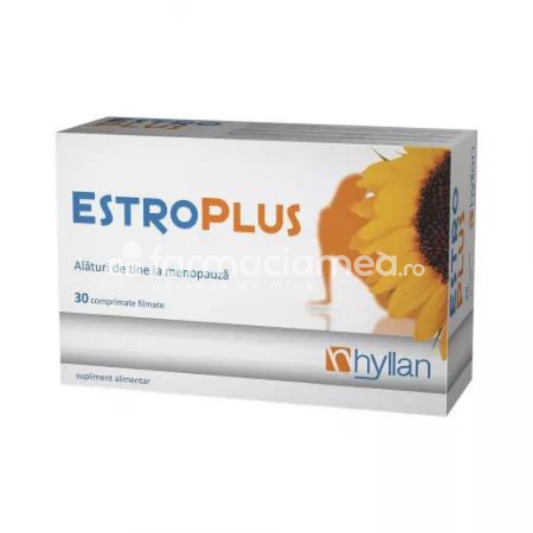 Menopauză - Estroplus, 30 comprimate, Hyllan Pharma, farmaciamea.ro