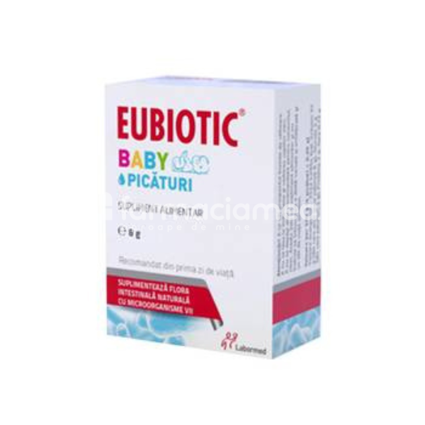 Probiotice - Eubiotic baby picaturi, 8g, Labormed, farmaciamea.ro