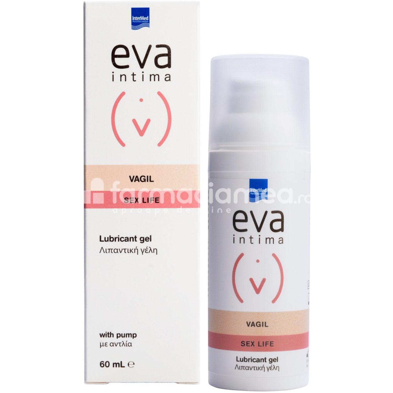 Igienă intimă - EVA INTIMA Vagil gel lubrifiant, 60ml, farmaciamea.ro