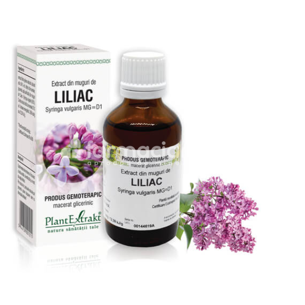 Gemoterapice unitare -  Extract din muguri de liliac, 50 ml, PlantExtrakt, farmaciamea.ro