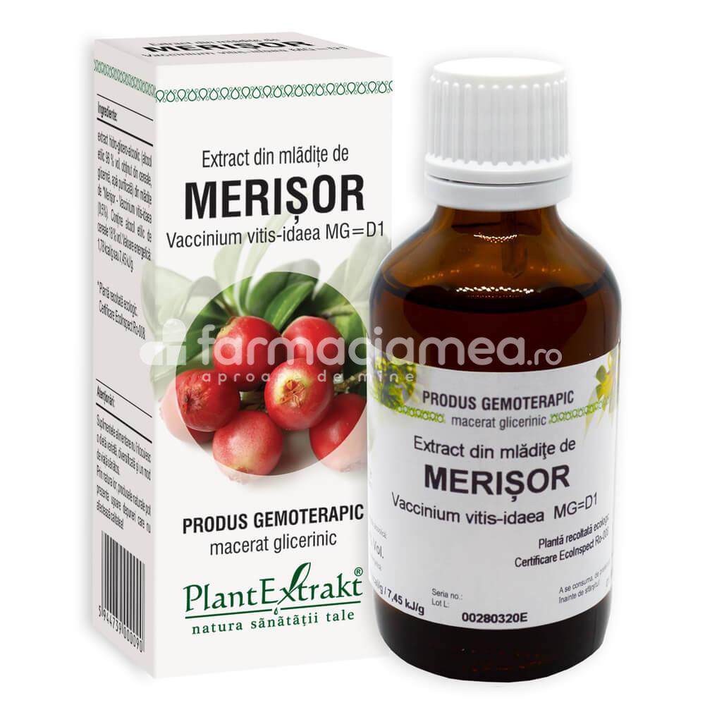 Gemoterapice unitare - Extract mladite merisor, 50 ml, PlantExtrakt, farmaciamea.ro