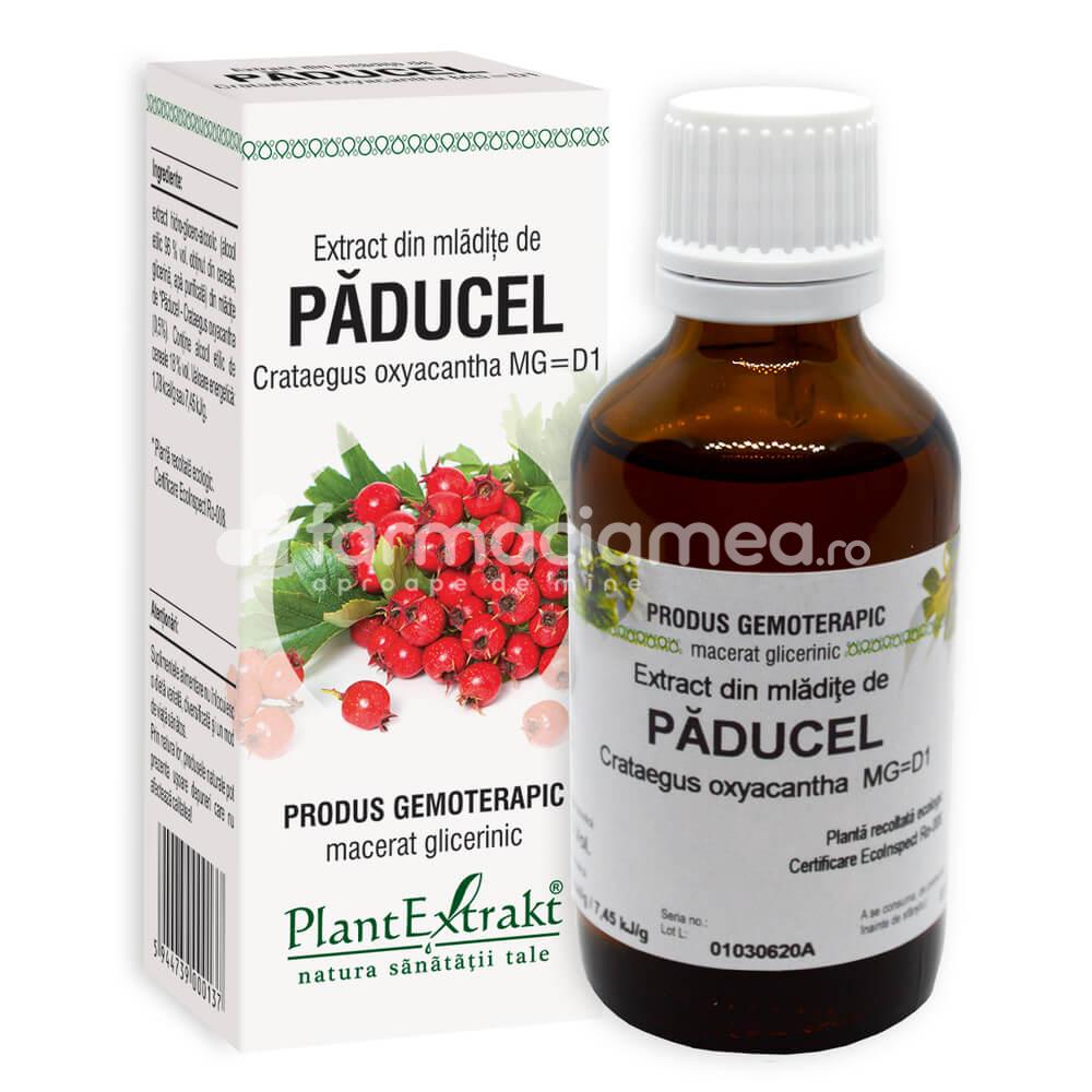 Gemoterapice unitare - Extract mladite paducel, 50 ml, PlantExtrakt, farmaciamea.ro