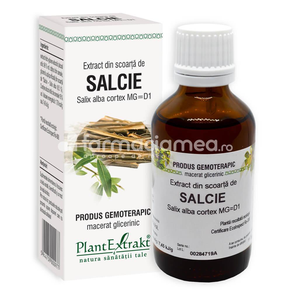 Gemoterapice unitare - Extract scoarta salcie, 50 ml, PlantExtrakt, farmaciamea.ro
