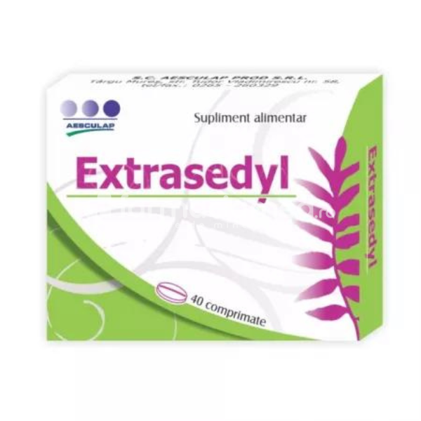 Stres şi epuizare - Extrasedyl 40 comprimate, Aesculap, farmaciamea.ro