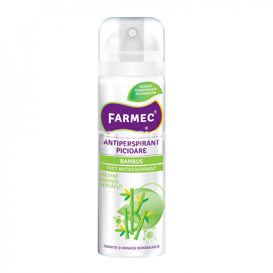 Îngrijire corp - Spray antiperspirant pentru picioare, 150 ml, Farmec, farmaciamea.ro