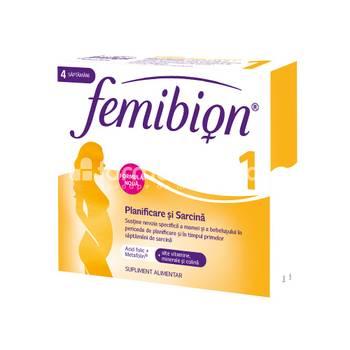 Vitamine și minerale femei însărcinate - Femibion 1 Planificare si Sarcina, 28comprimate, Dr. Reddy's, farmaciamea.ro
