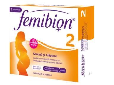 Vitamine și minerale femei însărcinate - Femibion 2 Sarcina si Alaptare, 28 comprimate + 28 capsule, Dr. Reddy's, farmaciamea.ro