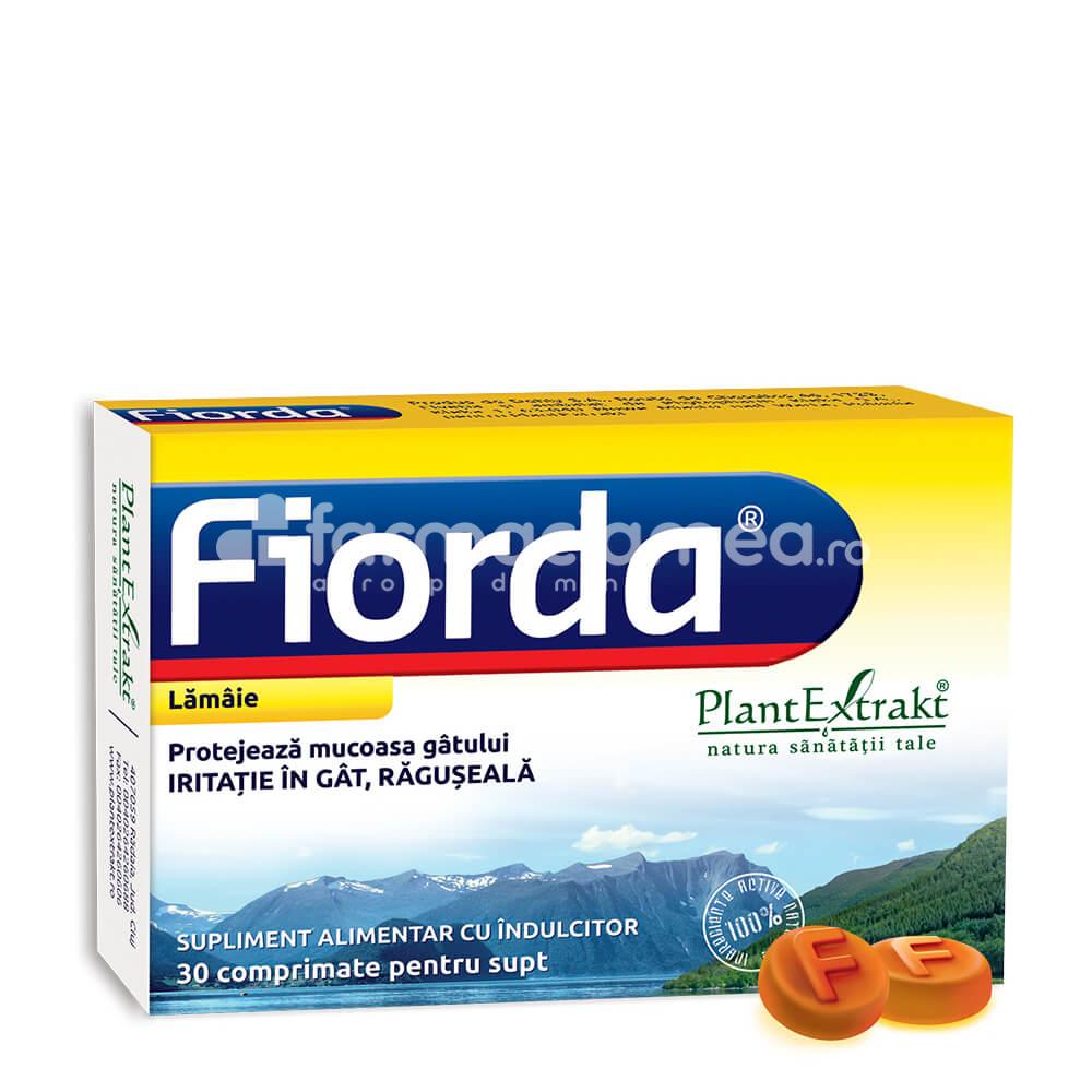 Fitoterapice - Fiorda lamaie, 30 comprimate supt, PlantExtrakt, farmaciamea.ro