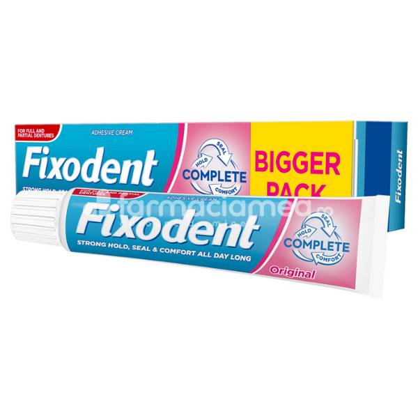 Adezivi și curățare proteze - Fixodent Complete Original crema adeziva pentru proteza dentara, 70g, farmaciamea.ro