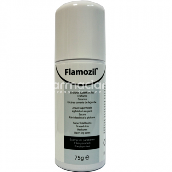 Afecțiuni ale pielii - Spray pentru rani Flamozil, 75 g, Lab Oystershell, farmaciamea.ro