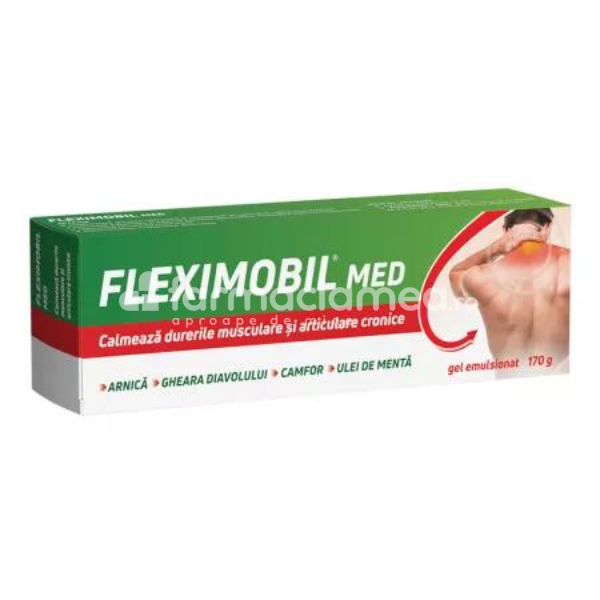 Afecțiuni osteoarticulare şi musculare - Flexmobil Med Gel Emulsionat pentru dureri articulare, 170g Fiterman Pharma, farmaciamea.ro