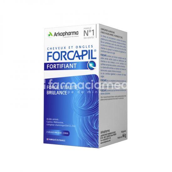 Căderea părului - Forcapil Par si Unghii Fortifiant 180 capsule, Arkopharma, farmaciamea.ro