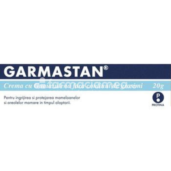 Îngrijire sân - Garmastan crema pentru mameloane, 20g, Protina Pharma, farmaciamea.ro