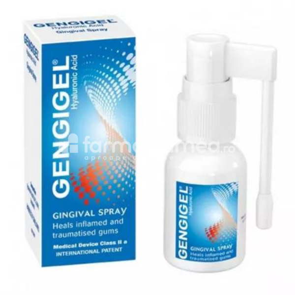 Afecțiuni ale  cavității bucale - Spray Gengigel, 20 ml, Ricerfarma, farmaciamea.ro