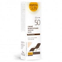 Protecție solară - Gerovital Sun Crema Nuantatoare pentru fata SPF 50, 50ml, farmaciamea.ro
