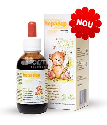 Suplimente alimentare copii - Hepadep drops, de la 6 luni, 50 ml, Dr. Phyto, farmaciamea.ro