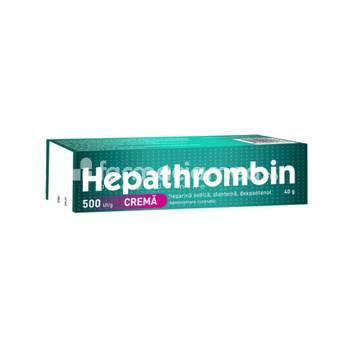 Afecțiuni circulatorii OTC - Hepathrombin 500 UI/G crema x 40g (Hemofarm), farmaciamea.ro