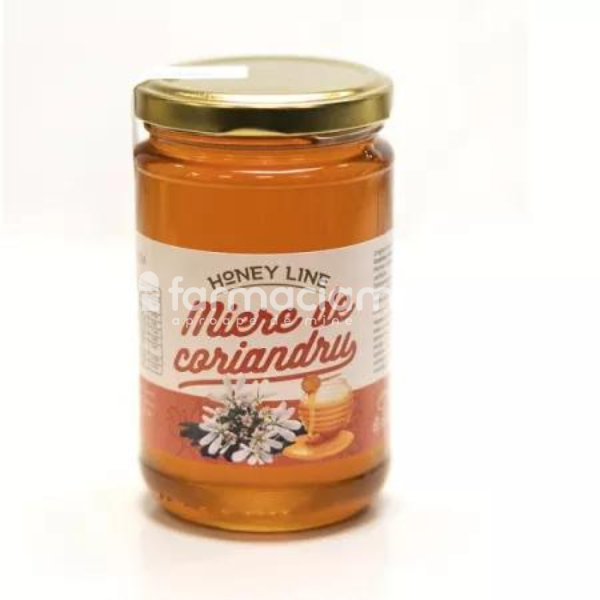 Alimente și băuturi - Miere de coriandru, Honey Line, 400 gr, Apisrom, farmaciamea.ro