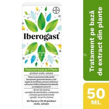 Afecțiuni ale sistemului digestiv OTC - Iberogast picaturi orale solutie x 50ml, farmaciamea.ro