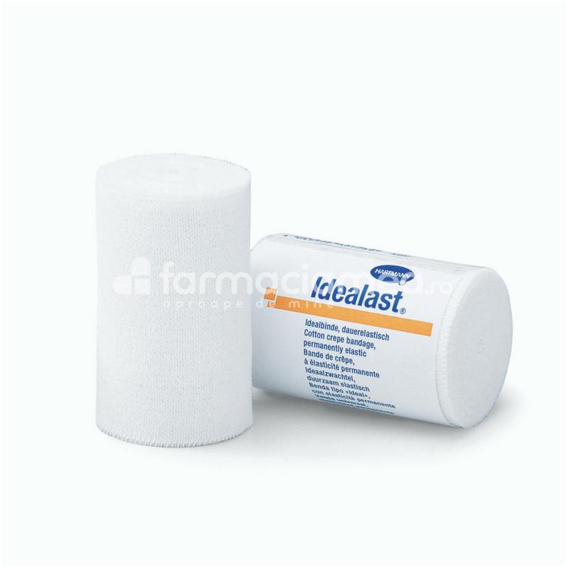 Plasturi, leucoplast și pansamente - Idealast fasa elastica compresie autoadeziva, 10cmx4m, Hartmann, farmaciamea.ro