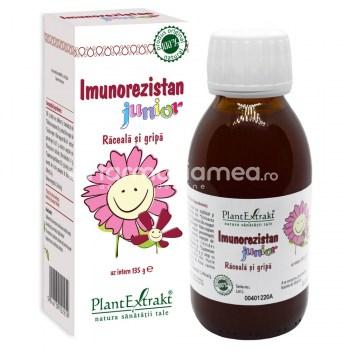 Fitoterapice - Imunorezistan Junior, 135 ml, PlantExtrakt, farmaciamea.ro