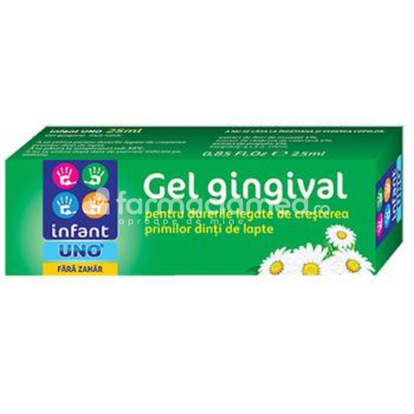 Erupții dentare - Infant Uno gel gingival, 25 ml, Solacium, farmaciamea.ro